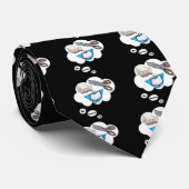 Ik zou liever Rock Scissors Paper spelen Stropdas (Opgerold)