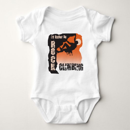 Ik zou liever rockbeklimmers zijn romper (Voorkant)
