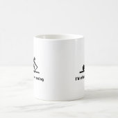 Ik zou liever roeien. koffiemok (Center)