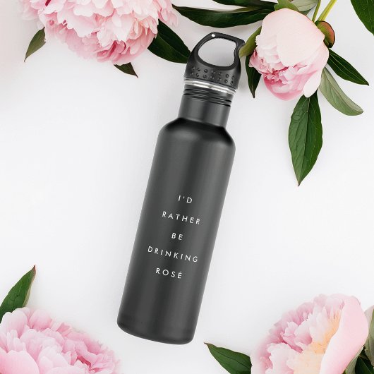 Ik zou liever Rosé Drink hebben Waterfles