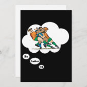 Ik zou liever Rugby 2 spelen Kaart (Voorkant / Achterkant)