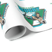 Ik zou liever Rugby spelen Cadeaupapier (Rol Hoek)