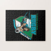 Ik zou liever Rugby spelen Legpuzzel (Horizontaal)