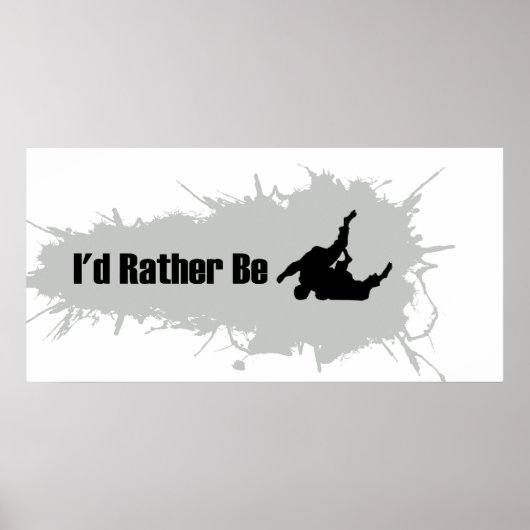 Ik zou liever rusteloos zijn poster (Voorkant)