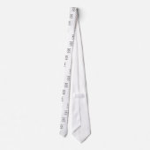 Ik zou liever rusteloos zijn stropdas (Achterkant)