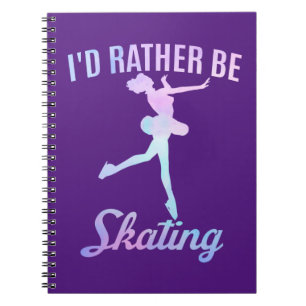 Ik zou liever schaatsen notitieboek