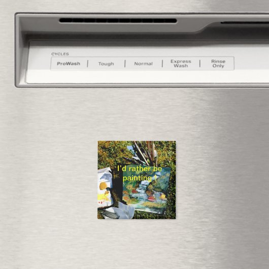 Ik zou liever schilderen magneet (Insitu (Vaatwasser))