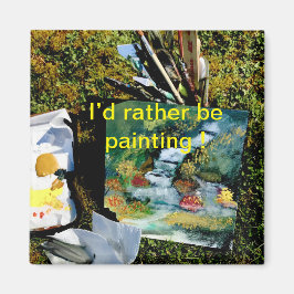 Ik zou liever schilderen magneet