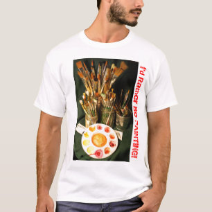 Ik zou liever schilderen! t-shirt