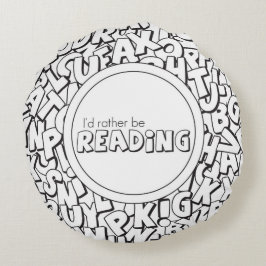 Ik zou liever Sierkussen lezen Rond Kussen