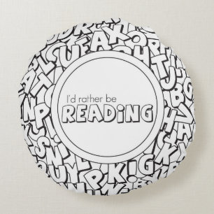 Ik zou liever Sierkussen lezen Rond Kussen