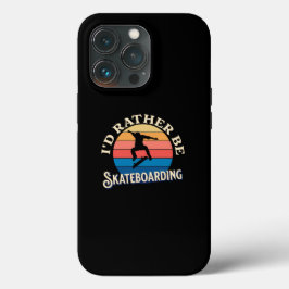 Ik zou liever Skateboarden zijn Case-Mate iPhone Case