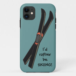 Ik zou liever SKIEN zijn! iPhone-casemate ontwerpe Case-Mate iPhone Case