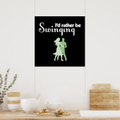 Ik zou liever slikken poster (Keuken)