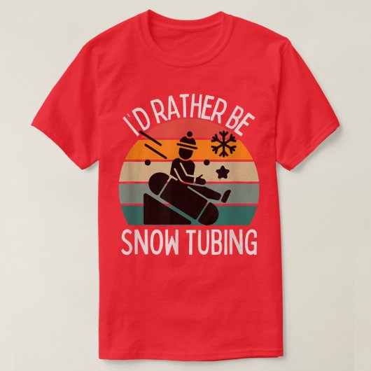Ik zou liever sneeuwknobbels zijn t-shirt (Design voorkant)