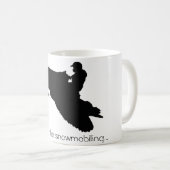 Ik zou liever sneeuwscooters zijn...Mok Koffiemok (Voorkant rechts)