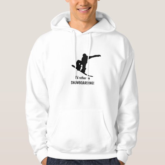 Ik zou liever SNOWBOARDING zijn. Shirts (Voorkant)
