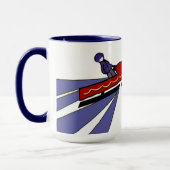 Ik zou liever Snowmobiing zijn Mok (Links)