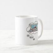 Ik zou liever Solitaire spelen Koffiemok (Voorkant rechts)