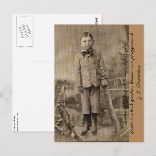 Ik zou liever spelen briefkaart (Voorkant / Achterkant)