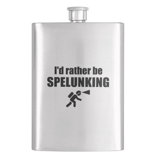 Ik zou liever spelunking zijn flacon (Voorkant)