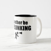 Ik zou liever spelunking zijn tweekleurige koffiemok (Voorkant rechts)