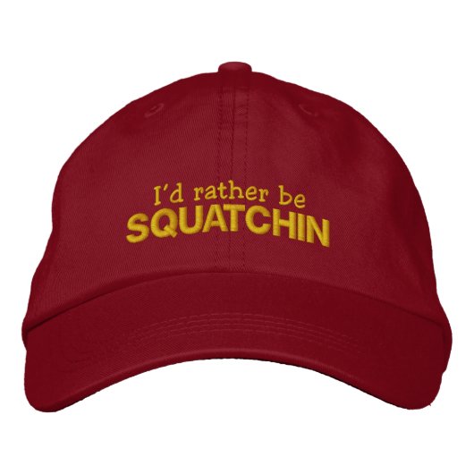 Ik zou liever Squatchin zijn Pet (Voorkant)