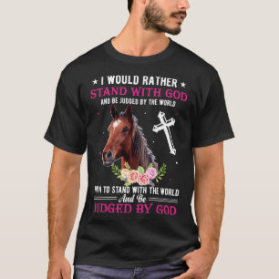 Ik zou liever staan met een goed grappig paardenge t-shirt