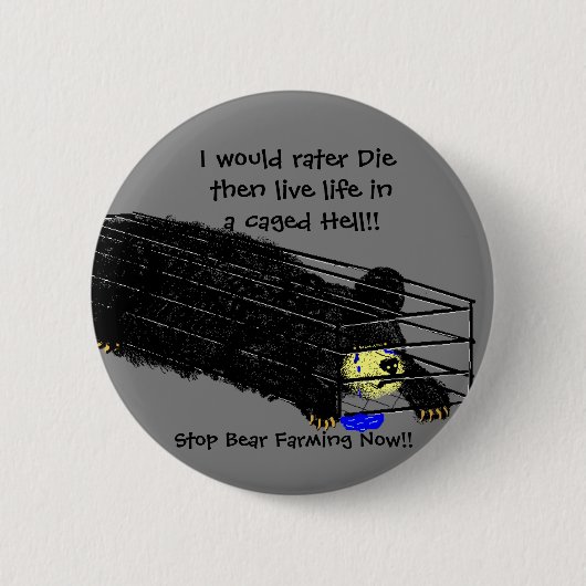 Ik zou liever sterven ronde button 5,7 cm (Voorkant)