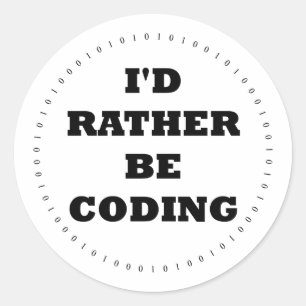 Ik zou liever Stickers coderen