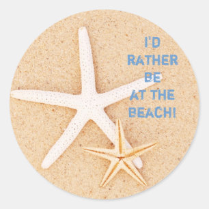 Ik zou liever... Strand Stickers