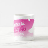 Ik zou liever surfen koffiemok (Center)