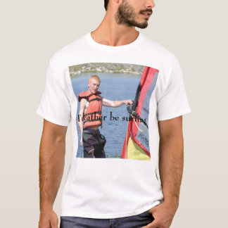 Ik zou liever surfen t-shirt