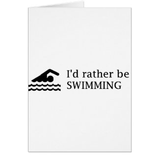 Ik zou liever SWIMMING zijn