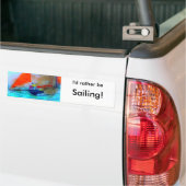 Ik zou liever tegen de bumpersticker varen (Op Truck)