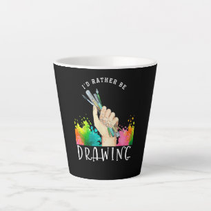 Ik zou liever tekenen latte mok