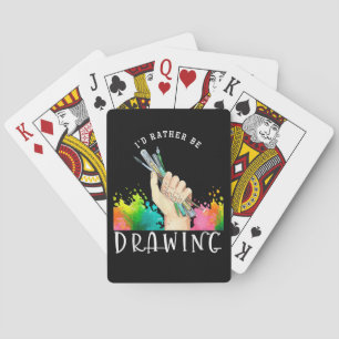 Ik zou liever tekenen pokerkaarten