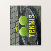 Ik zou liever Tennis spelen Legpuzzel (Verticaal)
