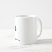 Ik zou liever thuis poep koffiemok (Voorkant rechts)