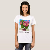 Ik zou liever tuinieren,  florale T-Shirt (Voorkant volledig)