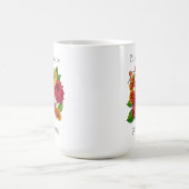 Ik zou liever tuinieren!  Mok florale koffie (Center)