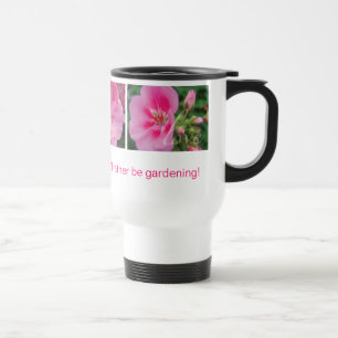 Ik zou liever tuinieren! Travel Coffee Mug Reisbeker
