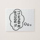 Ik zou liever tv kijken legpuzzel (Horizontaal)