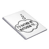 Ik zou liever tv kijken notitieboek (Rechterzijde)