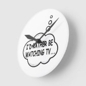 Ik zou liever tv kijken ronde klok (Hoek)