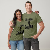 Ik zou liever varen t-shirt (Unisex)