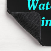 Ik zou liever verf drogen kijken muismat (Hoek)