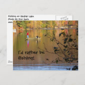 Ik zou liever vissen! briefkaart (Voorkant / Achterkant)