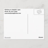 Ik zou liever vissen! briefkaart (Achterkant)