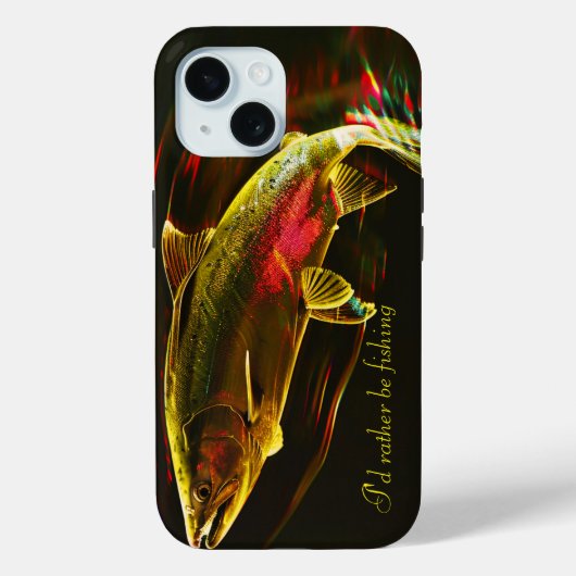 Ik zou liever vissen Case-Mate iPhone case (Achterkant)
